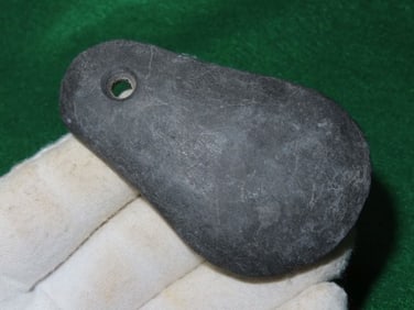 3" Slate Pendant Indian Artifact Arrowhead