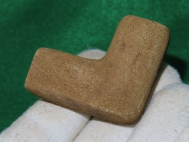2" Sandstone Pipe Indian Artifact Arrowhead
