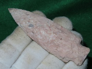 4" Apple Creek Indian Artifact Arrowhead
