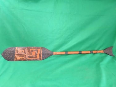 46 & 3/4" Triable Paddle Amazone Indian Artifact Arrowhead