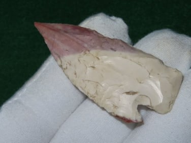 2 & 5/8" Apple Creek Indian Artifact Arrowhead