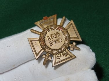 1 & 1/2" 1914-1918 WWI Iron Cross Indian Artifact Arrowhead