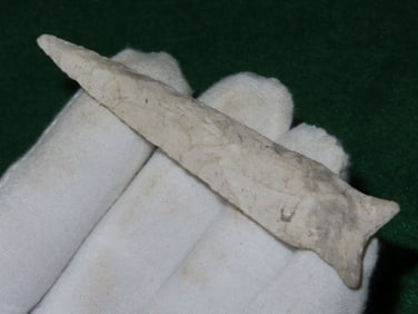 3 & 7/8" Dalton Indian Artifact Arrowhead