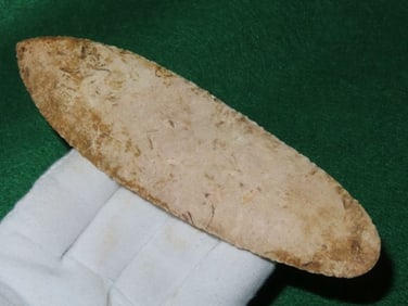 6 & 3/8" Ramey Knife Indian Artifact Arrowhead