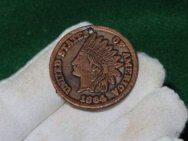 1864 USA Indian Head Penny