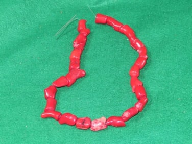 18" Red Coral Indian Artifact Arrowhead