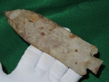 7 & 3/8" Etley Indian Artifact Arrowhead