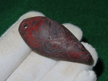 2 & 1/8" Godar Plummet Indian Artifact Arrowhead