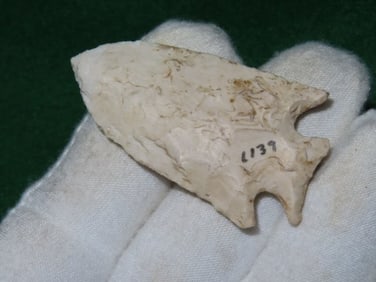 2" Apple Creek Indian Artifact Arrowhead