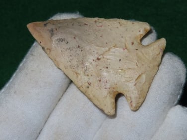 2 & 7/8" Hopewell Point Indian Artifact Arrowhead