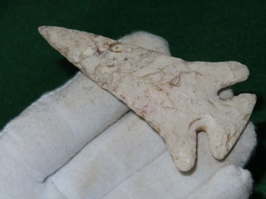 3 & 1/2" Hopewell Indian Artifact Arrowhead