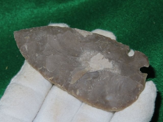 3 & 3/4" Cornertang Knife Indian Artifact Arrowhead (1 of 4)