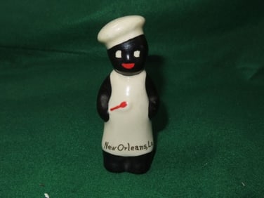 4 & 3/8" Antique Salt & Pepper Shakers