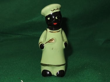 5" Antique Salt & pepper shakers