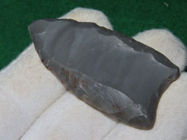 2 & 3/8" Folsom Indian Artifact Arrowhead