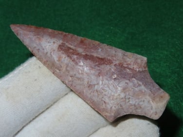 3 & 3/16" Colorful Dickson Indian Artifact Arrowhead