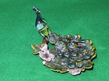 Jewlery Tray of a Peacock