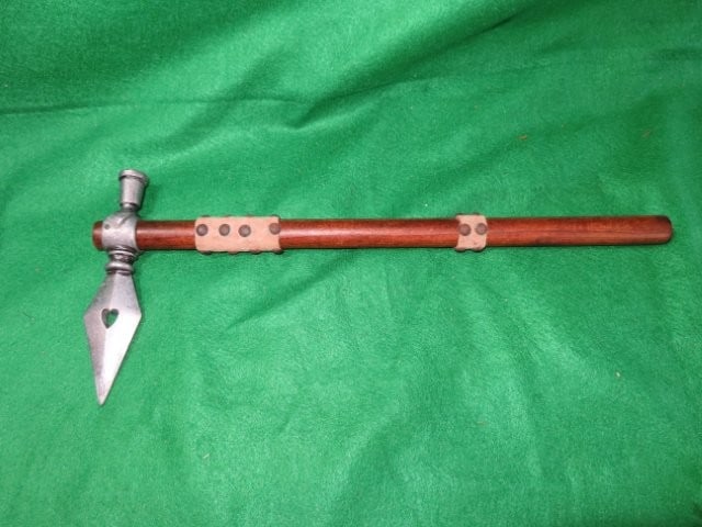 16 & 1/2" Tomahawk Pipe Indian Artifact Arrowhead (1 of 7)