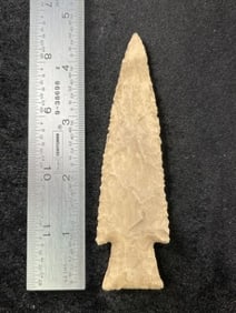 4 & 5/8" Hardin Indian Artifact Arrowhead