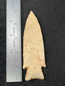 4 & 3/4" Hardin Indian Artifact Arrowhead