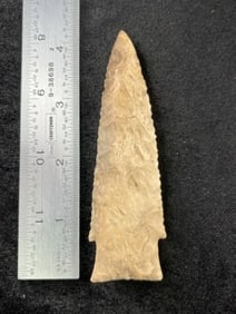 4 & 1/4" Hardin Indian Artifact Arrowhead