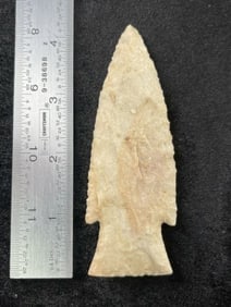 4 & 1/4" Hardin Indian Artifact Arrowhead