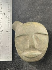 Stone Face Effigy Indian Artifact Arrowhead
