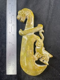 Chinese Jade Hongshan Figurine