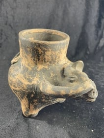 Pre-Columbian Pottery Vessel Indian Artifact Arrowhead