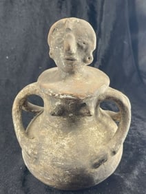 Pre-Columbian Pottery Vessel Indian Artifact Arrowhead