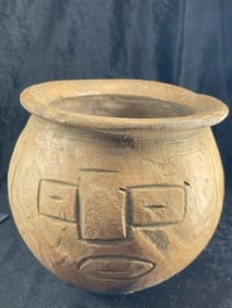 Pre-Columbian Pottery Vessel Indian Artifact Arrowhead
