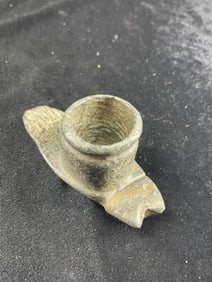 Stone Fish Effigy Pipe Indian Artifact Arrowhead