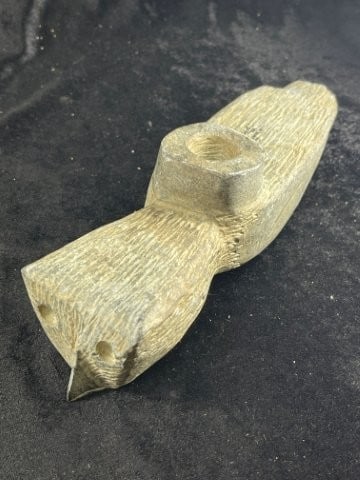 Stone Hoot Owl Effigy Pipe Indian Artifact Arrowhead (1 of 8)