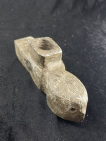 Stone Hawk Effigy Pipe Indian Artifact Arrowhead