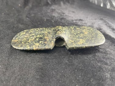 Butterfly Bannerstone Indian Artifact Arrowhead