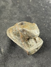 Stone Frog Effigy Pipe Indian Artifact Arrowhead