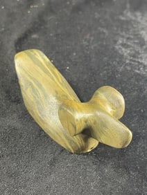 Slate Popeyed Birdstone Indian Artifact Arrowhead