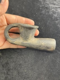 Caddo Loop Pipe Indian Artifact Arrowhead