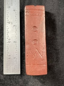 Stone Pipe Indian Artifact Arrowhead