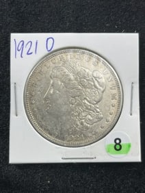 1921 D Morgan Silver Dollar Coin