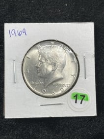 1969 Kennedy Half Dollar Coin