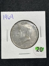 1969 Kennedy Half Dollar Coin