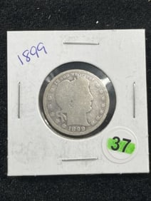 1899 Barber Quarter Coin