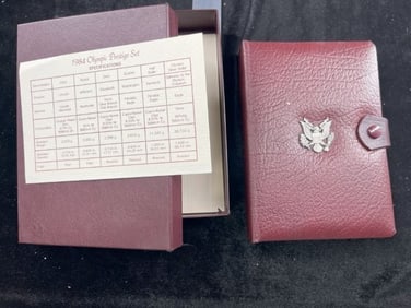 1984 Olympic Prestiege Set silver dollar is 90% Silver