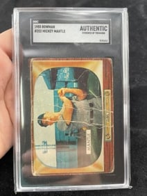 1955 Bowman Mickey Mantle Baseball Card