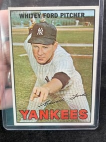 1967 Topps Whitey Ford Baseball Card