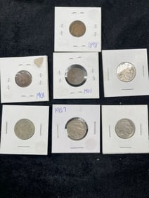 Group of Indian Head Pennies & Buffalo Nickels