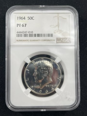 1964 PF67 Kennedy Half Dollar (1 of 2)