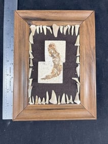 Frame of exceptional Arrowheads from the life-time collection of Michael Knabe frame IS included