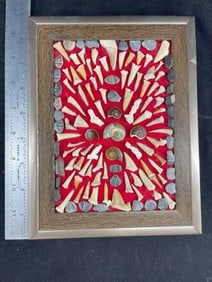 Frame of exceptional Arrowheads from the life-time collection of Michael Knabe frame IS included
